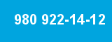 980 922-14-12